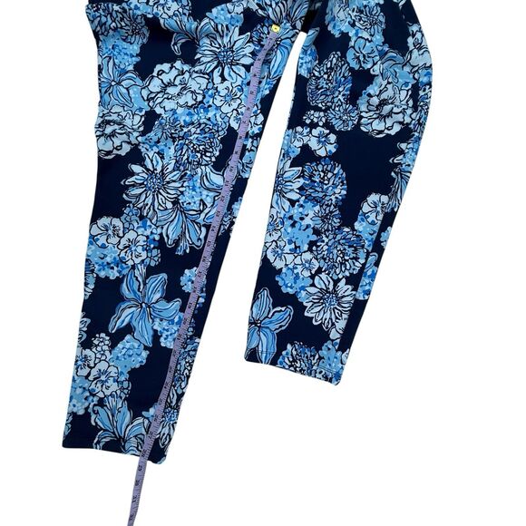 Lilly Pulitzer Blue Floral Track Pants - Picture 13 of 14